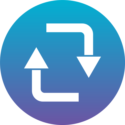 Exchange Generic Flat Gradient icon