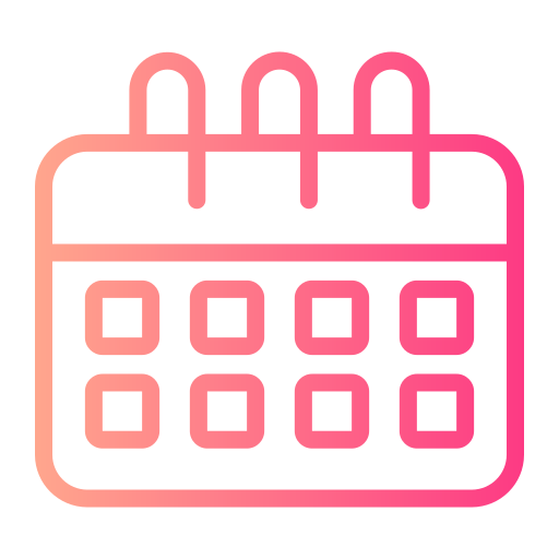 Time and date Generic Gradient icon