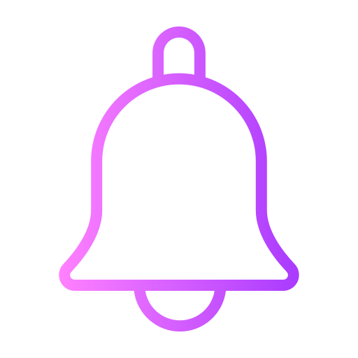 campana de notificación Generic Gradient icono
