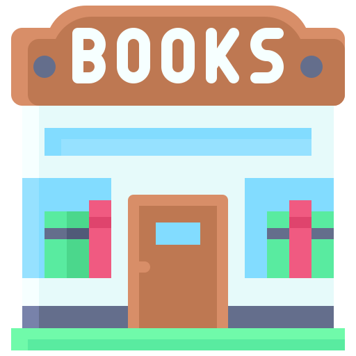 boek winkel Generic Flat icoon