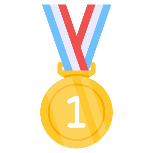 médaille d'or Generic Flat Icône