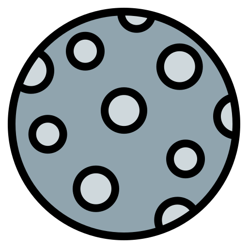 満月 Generic Outline Color icon