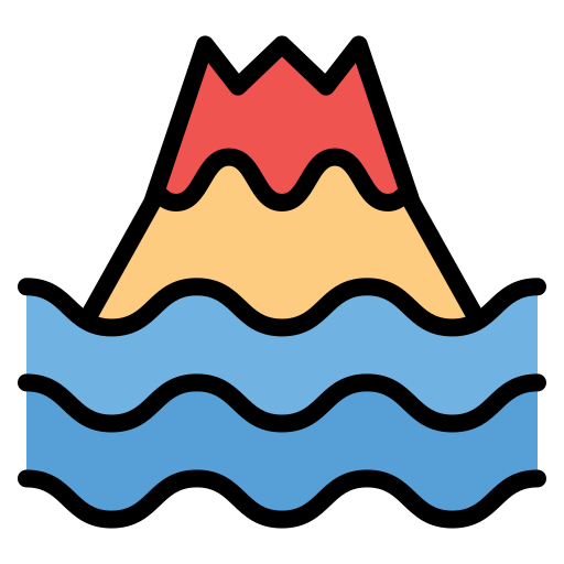mar Generic Outline Color icono