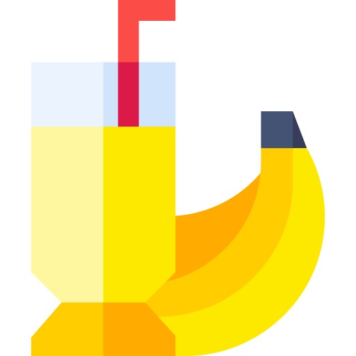 Banana juice Basic Straight Flat icon