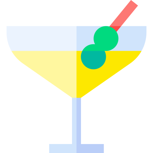martini Basic Straight Flat Ícone
