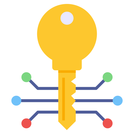 Digital key Generic Flat icon