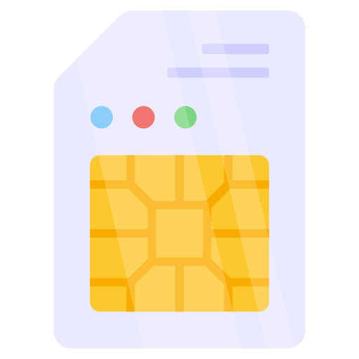 simkaart Generic Flat icoon