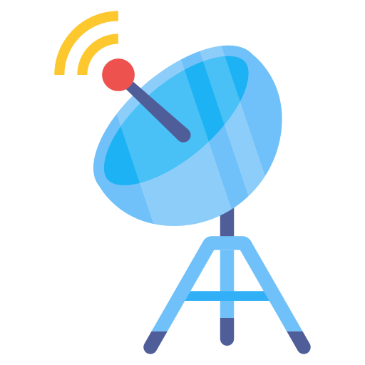 antena parabolica Generic Flat icono