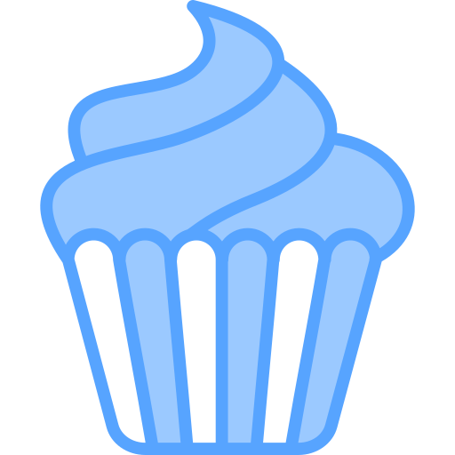 cupcake Generic Blue icona