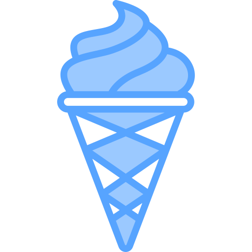 cono gelato Generic Blue icona
