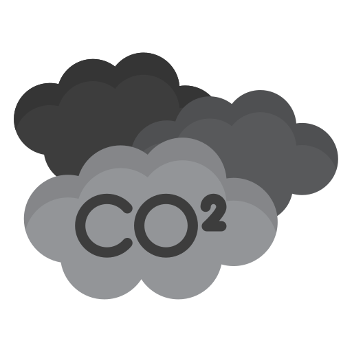 CO2 cloud Generic Flat icon