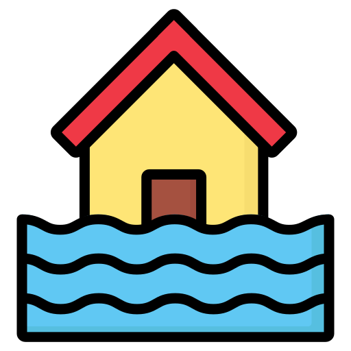 Flood Generic Outline Color icon