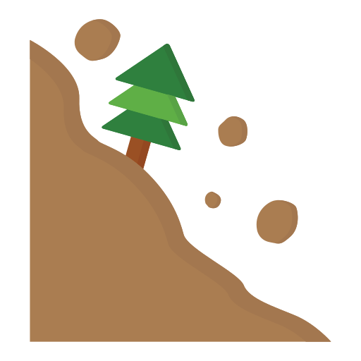 Landslide Generic Flat icon