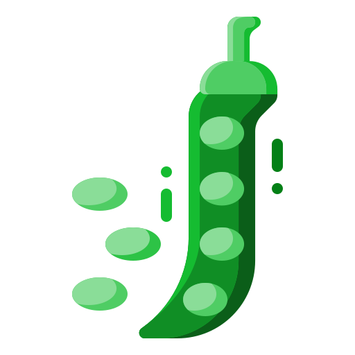 zielone fasolki Generic Flat ikona