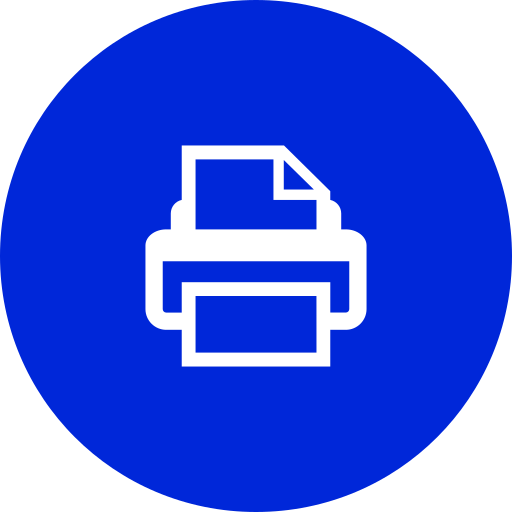 imprimir Generic Blue icono