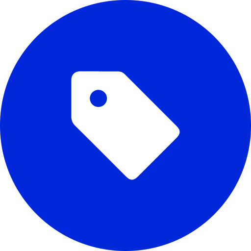 Tag Generic Blue icon