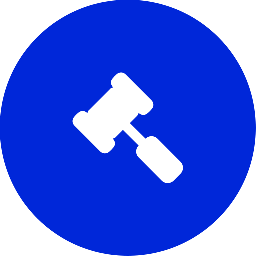 martello legale Generic Blue icona
