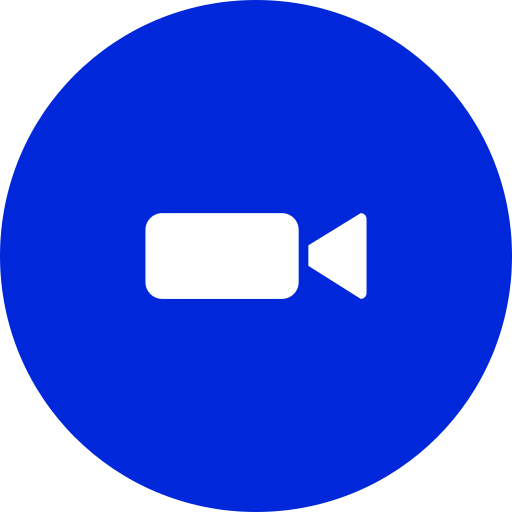 Video camera Generic Blue icon