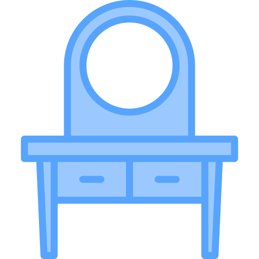 Dressing table Generic Blue icon