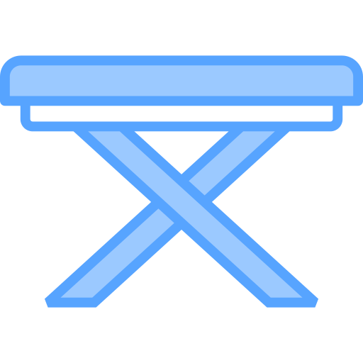 Folding table Generic Blue icon