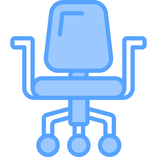 cadeira de escritório Generic Blue Ícone