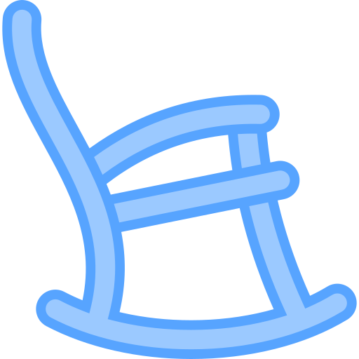 Rocking chair Generic Blue icon