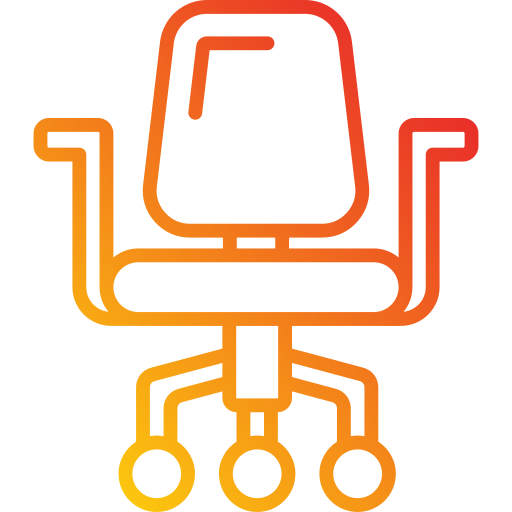 krzesło biurowe Generic Gradient ikona
