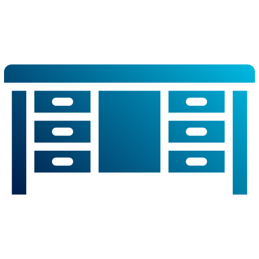 Table Generic Flat Gradient icon