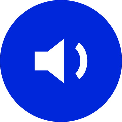 volumen bajo Generic Blue icono