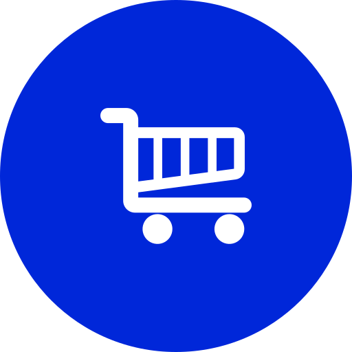 carrito de compras Generic Blue icono