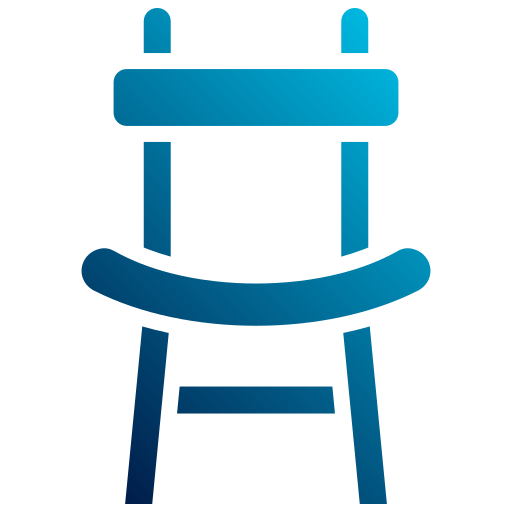krzesło Generic Flat Gradient ikona