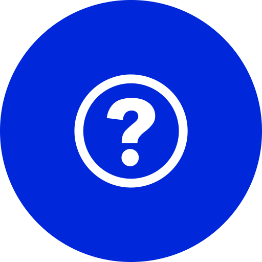 znak zapytania Generic Blue ikona