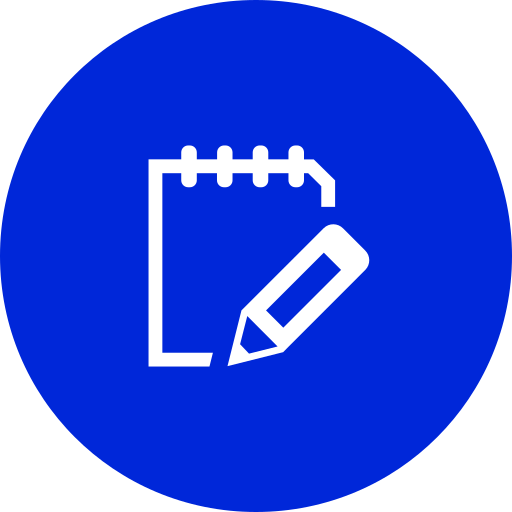 Notepad Generic Blue icon
