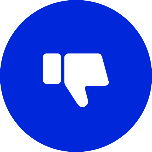 disgusto Generic Blue icono