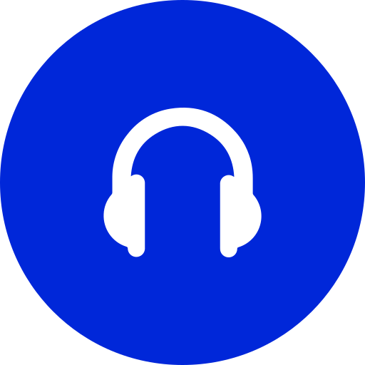 헤드폰 Generic Blue icon