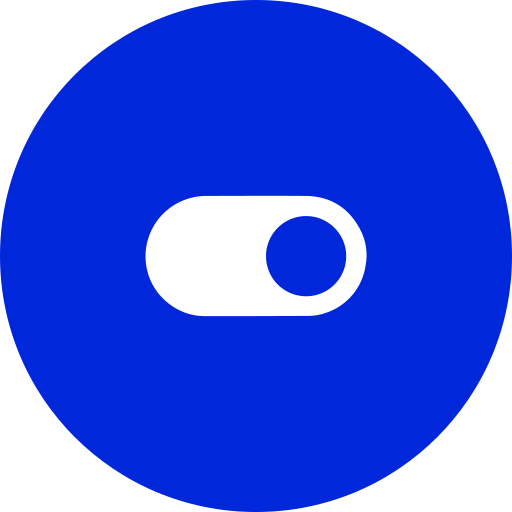 スイッチをつける Generic Blue icon