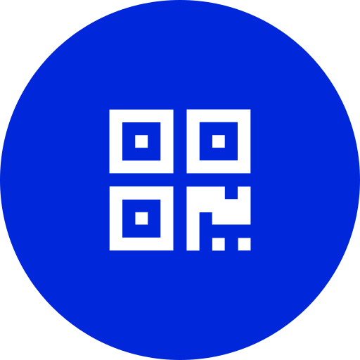 qr 코드 Generic Blue icon