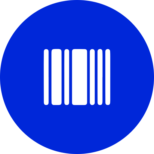 codice a barre Generic Blue icona