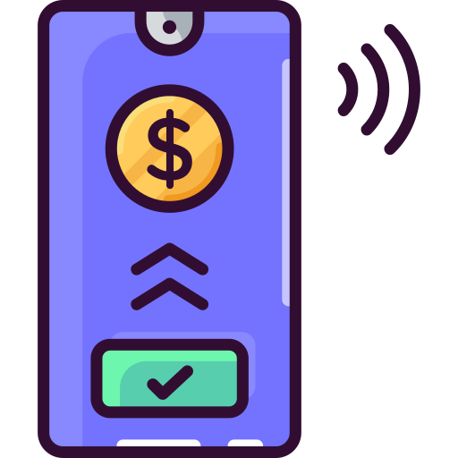 paiement mobile SBTS2018 Lineal Color Icône