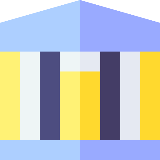 Bank Basic Straight Flat icon