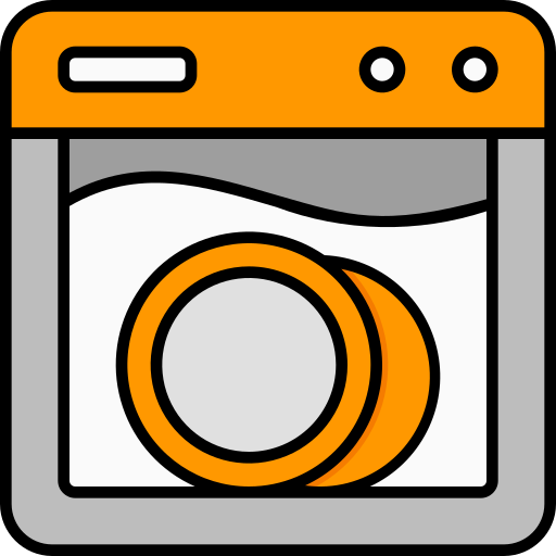 食器洗い機 Generic Outline Color icon