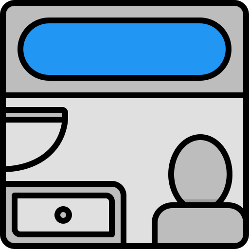 Łazienka Generic Outline Color ikona
