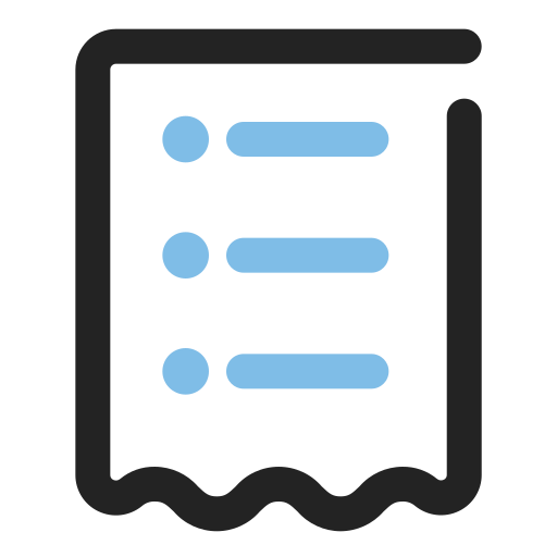 List Generic Outline Color icon