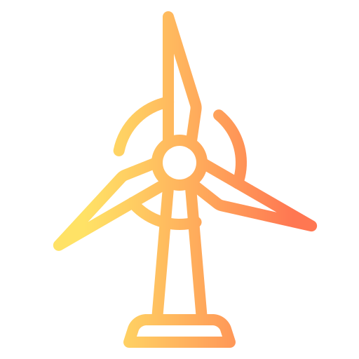 Wind power Generic Gradient icon