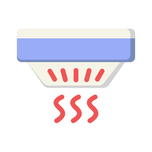 Smoke detector Generic Flat icon