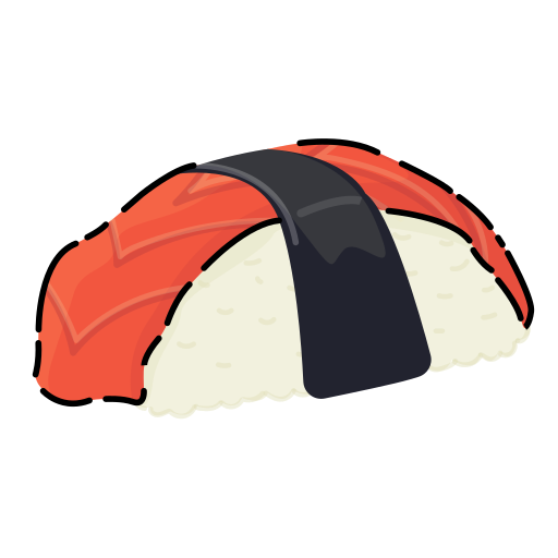 sushi Generic Outline Color icoon