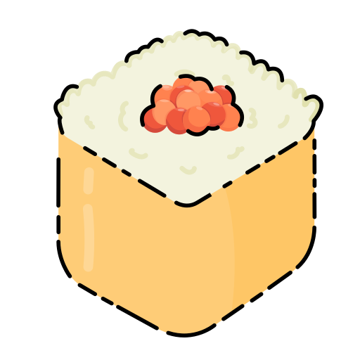 sushi Generic Outline Color Icône