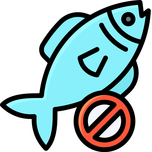 niente pesce Generic Outline Color icona