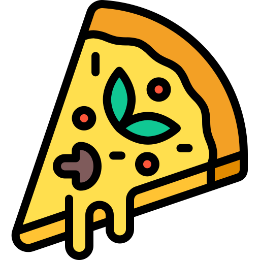 fetta di pizza Generic Outline Color icona