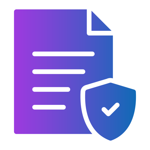 File protection Generic Flat Gradient icon
